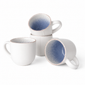 Caymere Coffee Mugs, 12 oz Ceramic Coffee Cups Set of 4, Coastal Blue clean product image
