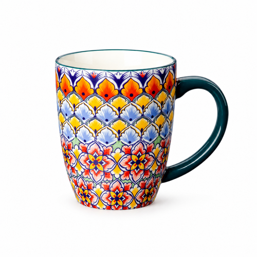 SIMI 16 oz Large Coffee Mugs Set of 6, Ceramic Cups with Handle clean product image