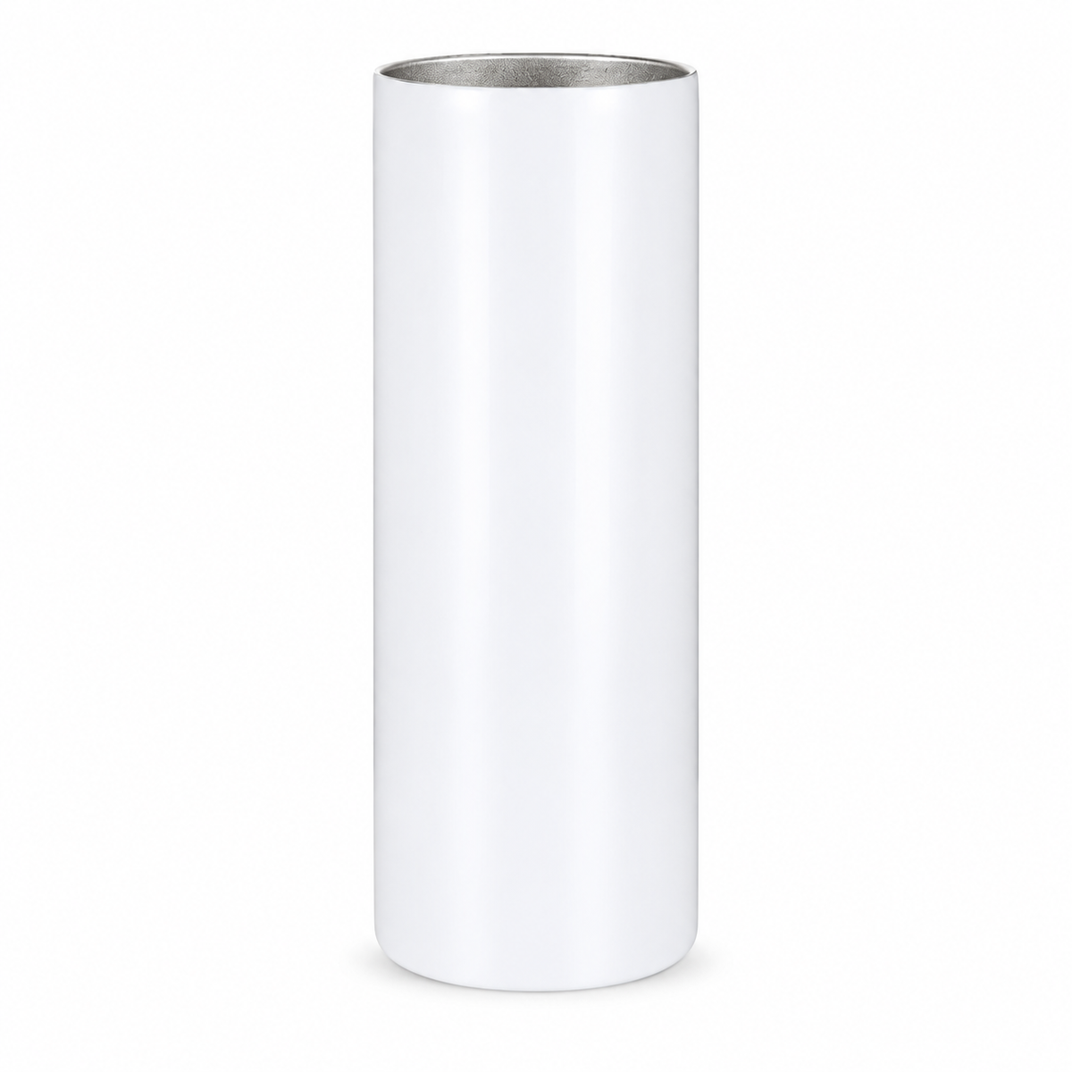16 Pack Sublimation Tumblers Straight Skinny Tumbler Blanks Bulk 20oz for Heat Transfer, Individual Gift Boxed, Double Wall Insulated Tumbler with Shrink Wrap & Straws clean product image